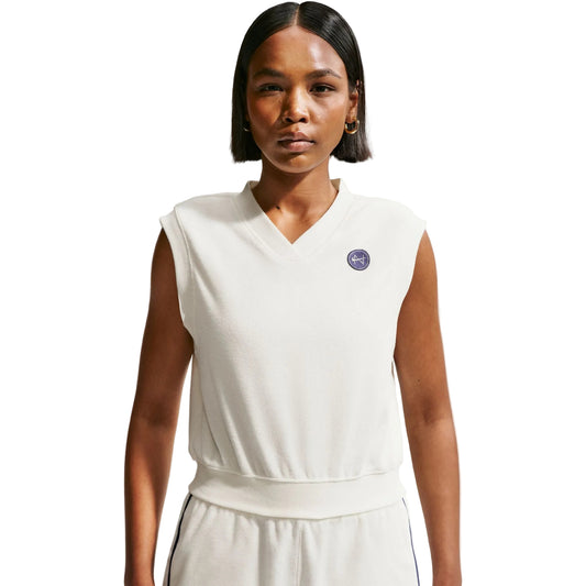 Nike "Sportswear Chill Terry Tank Top" Womens - Sail