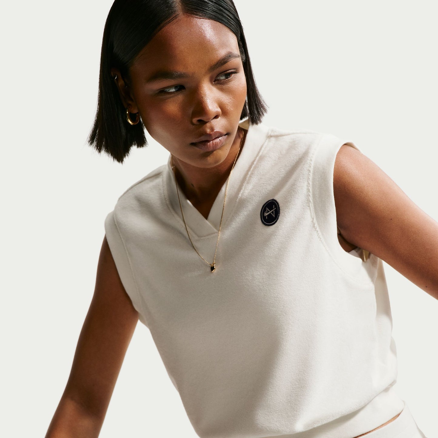 Nike "Sportswear Chill Terry Tank Top" Womens - Sail