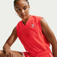 Nike "Sportswear Chill Terry Tank Top" Womens - Light Crimson / Sail