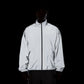 Jordan Brooklyn "Hike Mike Reflective Draft Jacket" M - Metallic Silver