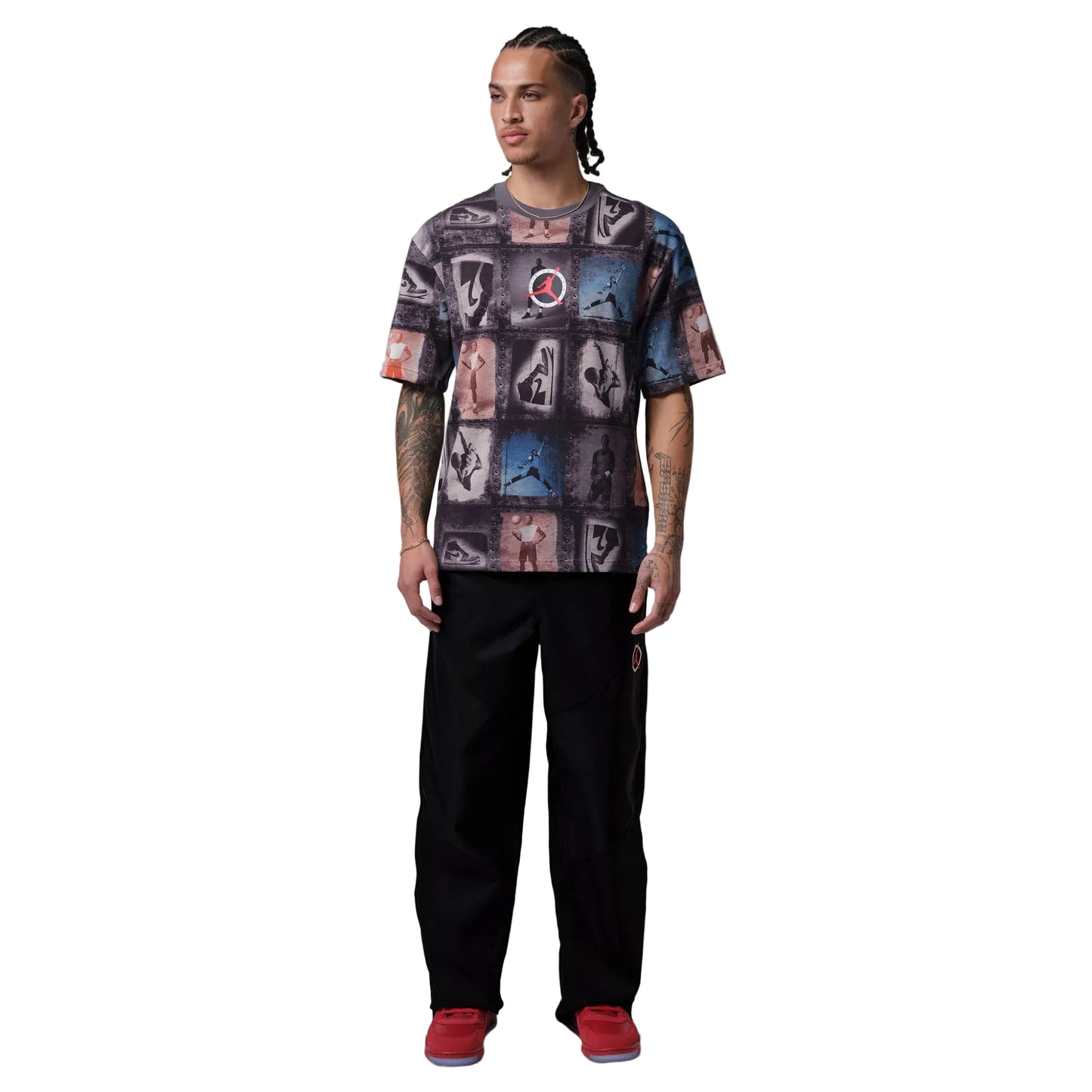 Jordan "Flight Club Printed T-Shirt" Mens - Sail