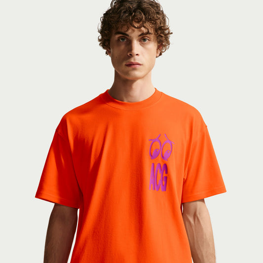 Nike "ACG Dri-Fit T-Shirt" M - Safety Orange / Purple