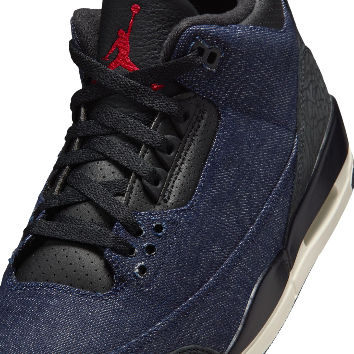 Air Jordan "3 Retro LSC Indigo SP" Mens - Denim / Black