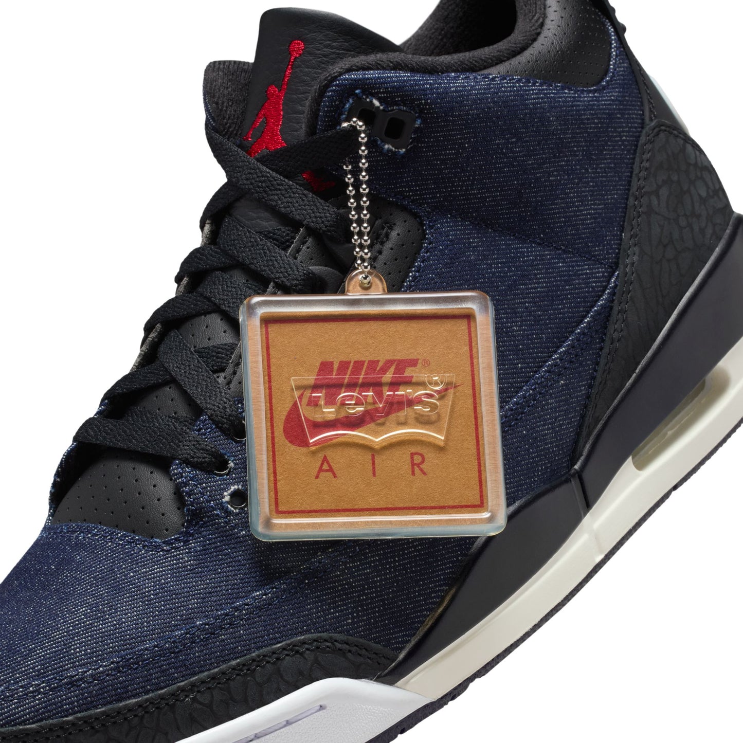 Air Jordan "3 Retro LSC Indigo SP" Mens - Denim / Black