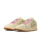 Air Jordan "1 Low SE" Womens - Sail / Iced Carmine-Olive Aura