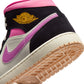 Air Jordan "1 Mid SE" Mens - Black / University Gold / Sail
