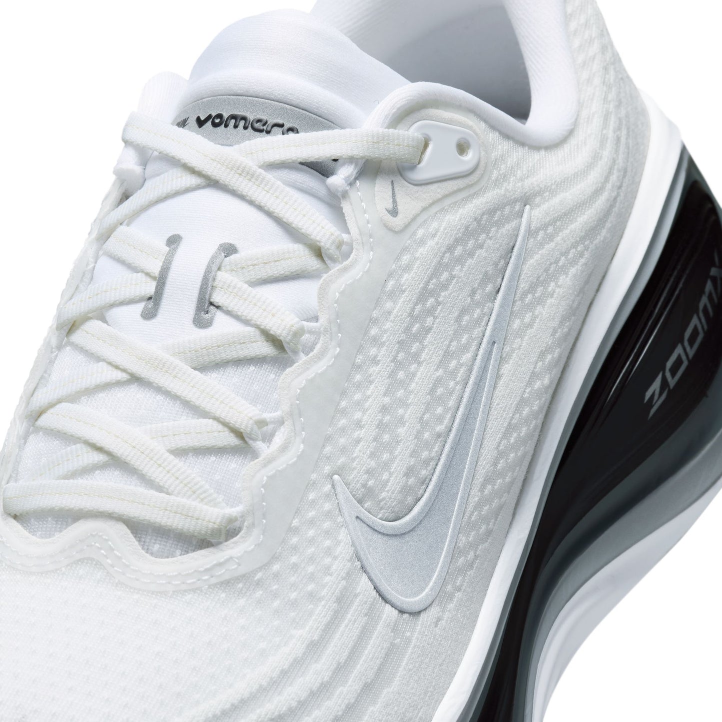 Nike "Vomero Plus RR" Mens - White / Metallic Silver