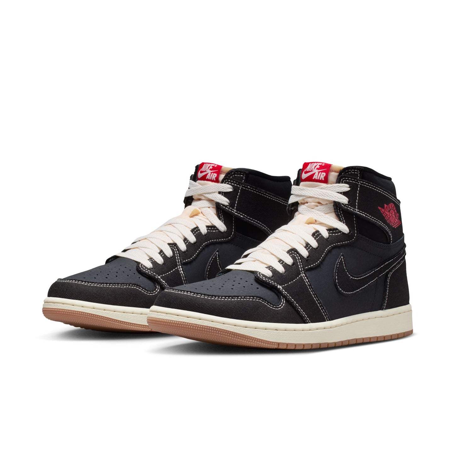 Air Jordan "1 Retro High OG Flight Club" Mens - Black / University Red-Sail