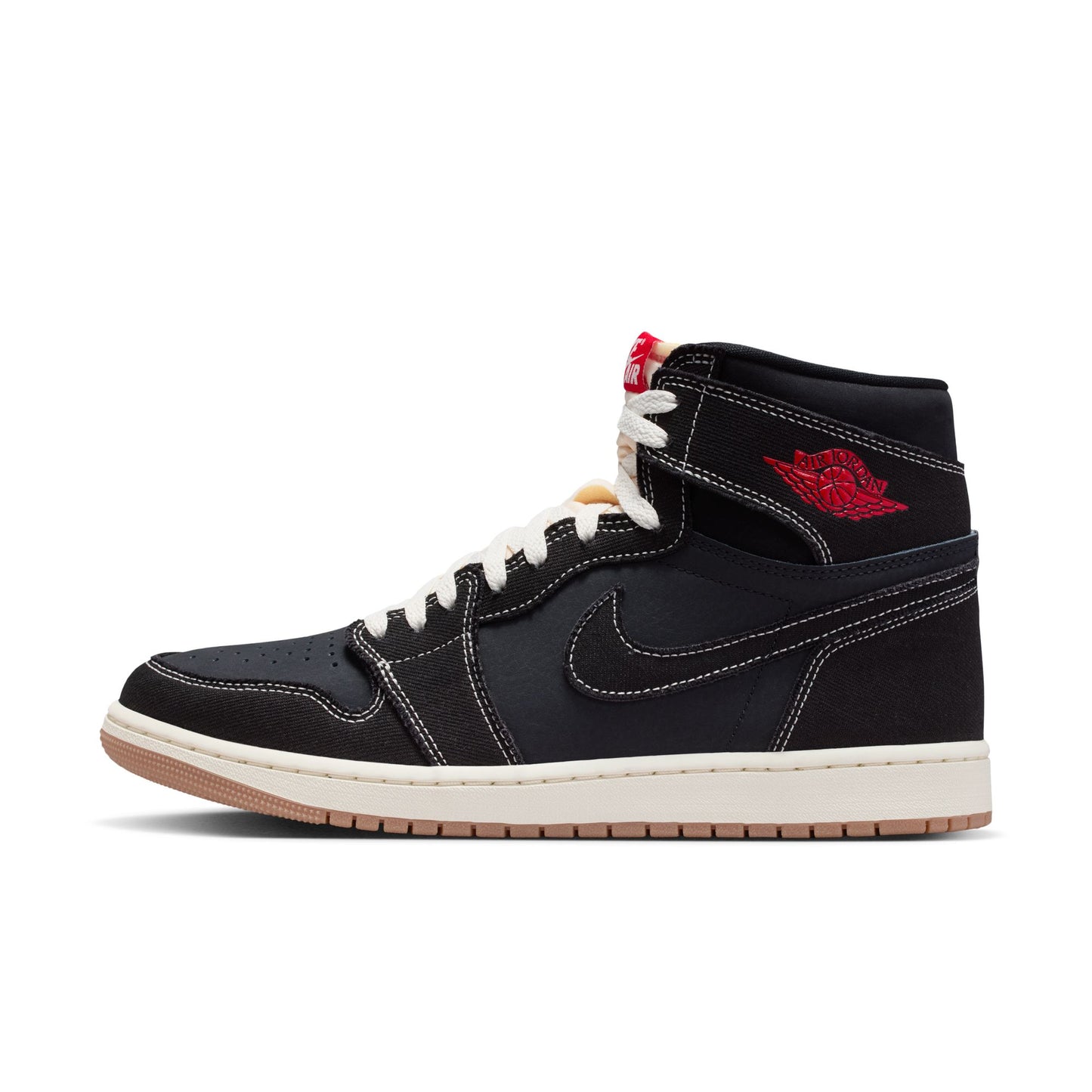 Air Jordan "1 Retro High OG Flight Club" Mens - Black / University Red-Sail