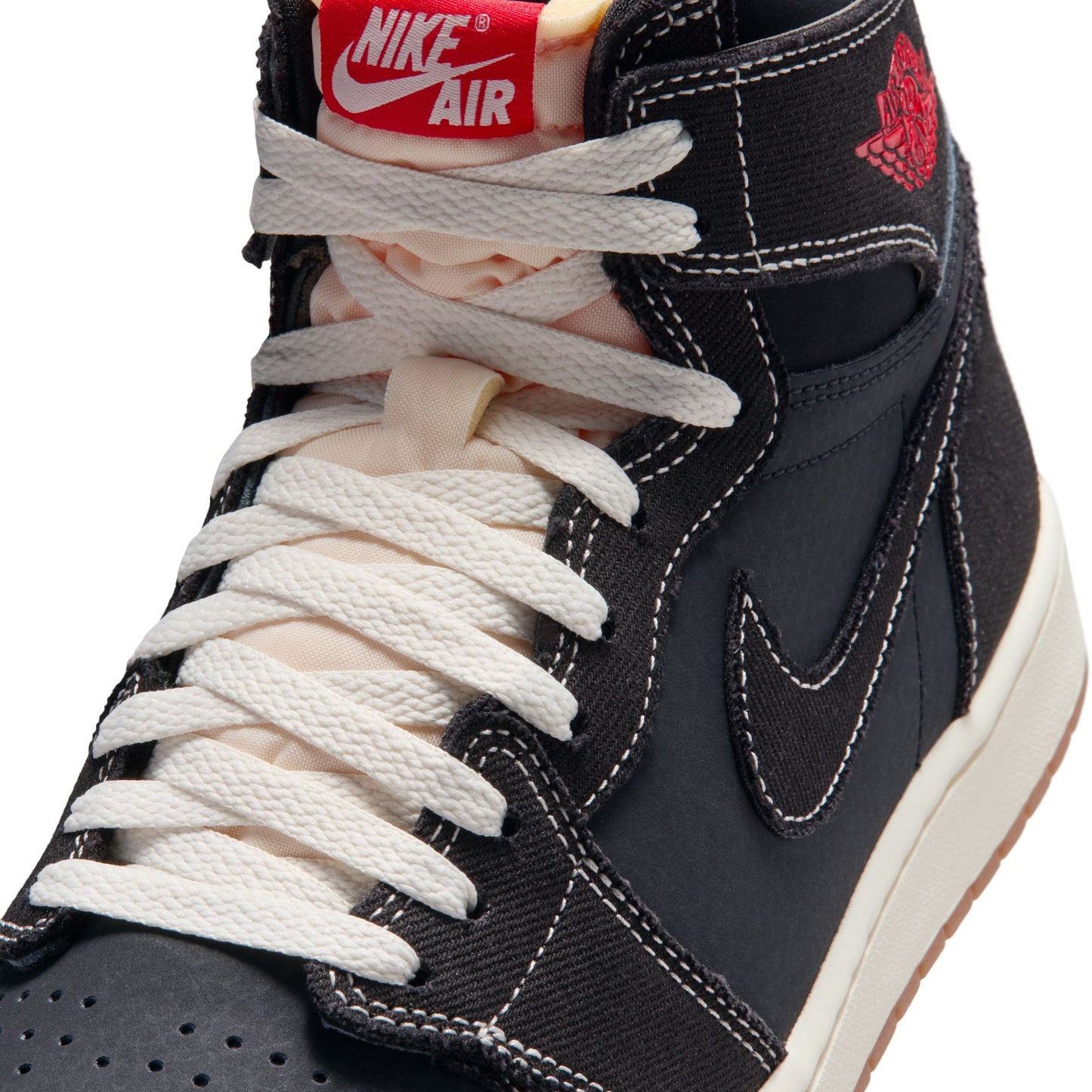 Air Jordan "1 Retro High OG Flight Club" Mens - Black / University Red-Sail