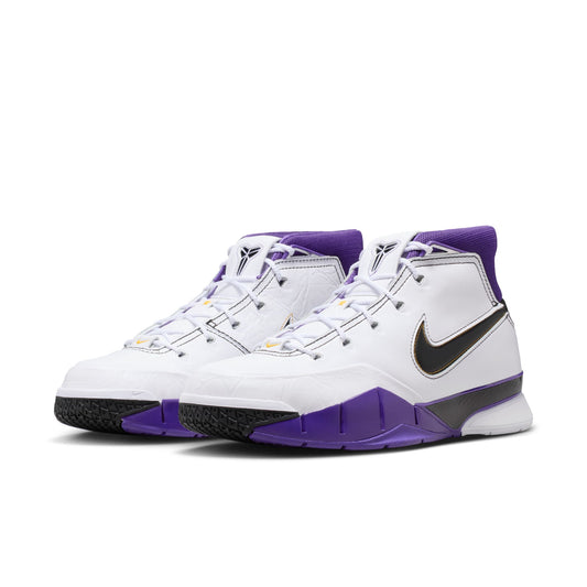 Nike "Kobe I Protro" Mens - White / Black / Court Purple