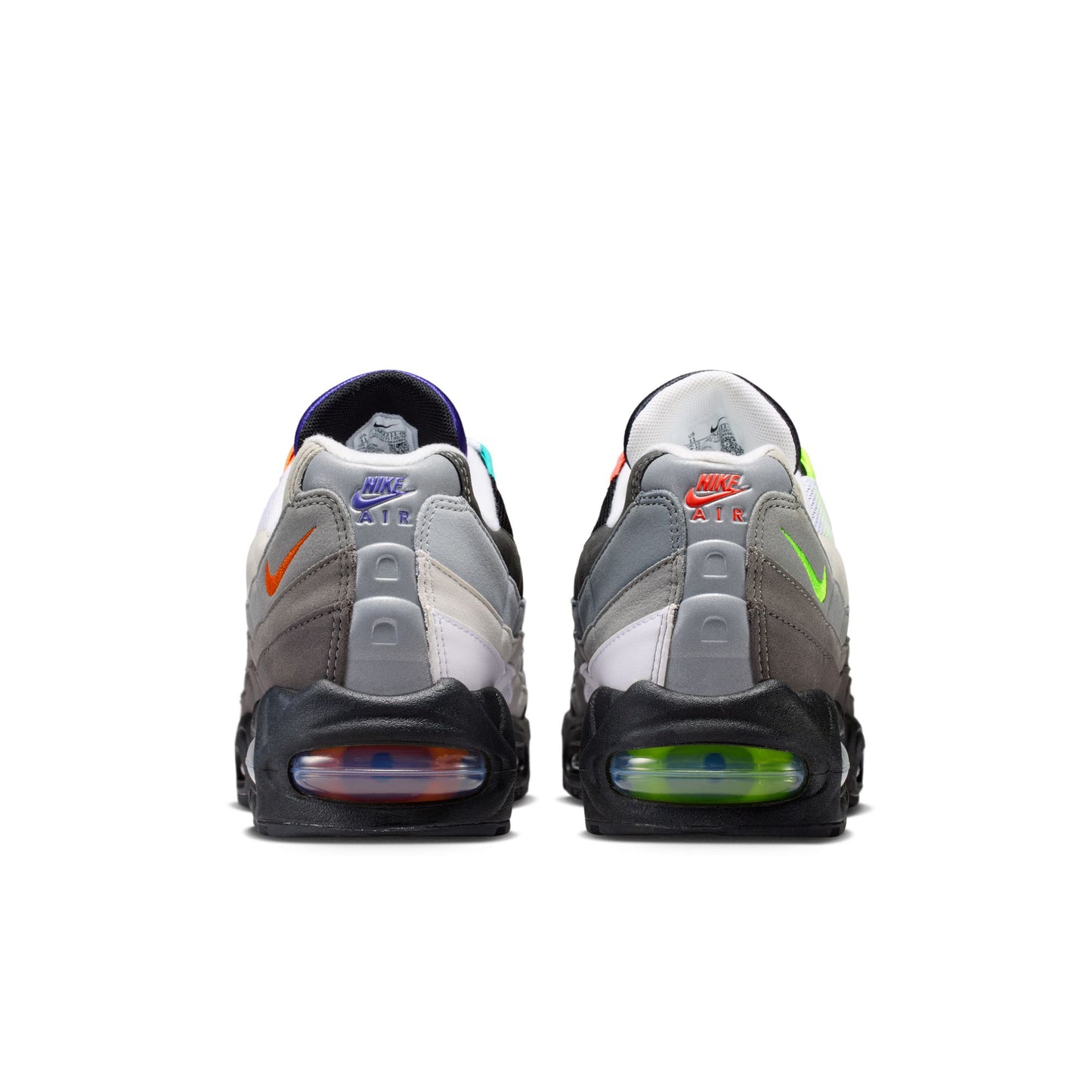 Nike "Air Max 95 Big Bubble PRM" Mens - Black / Volt - White