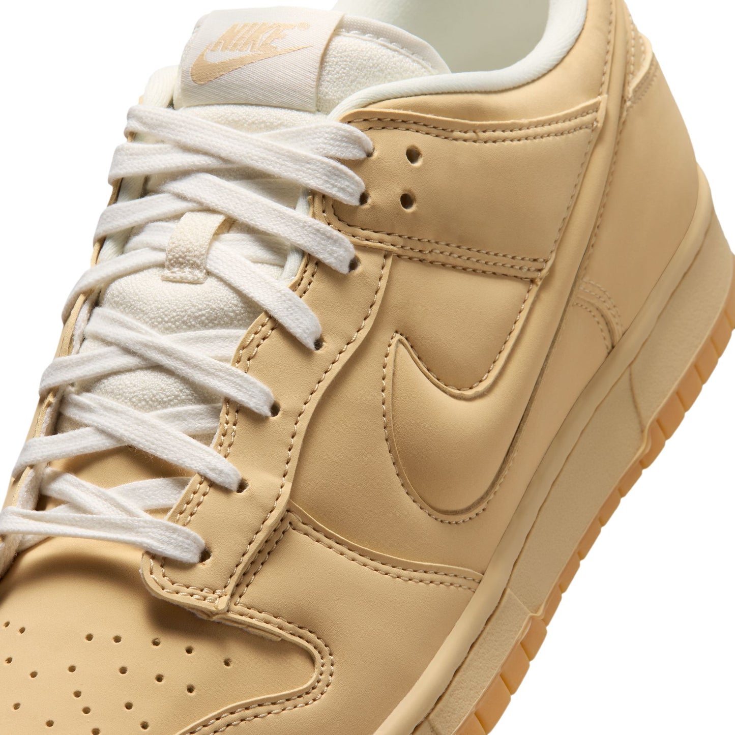 Nike "Dunk Low Retro PRM" Mens - Sesame / Sesame / Pale Ivory