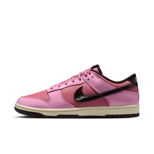 Nike "Dunk Low Retro" Mens - Pink Rise / Velvet Brown