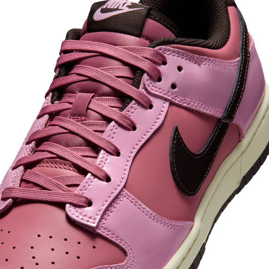 Nike "Dunk Low Retro" Mens - Pink Rise / Velvet Brown