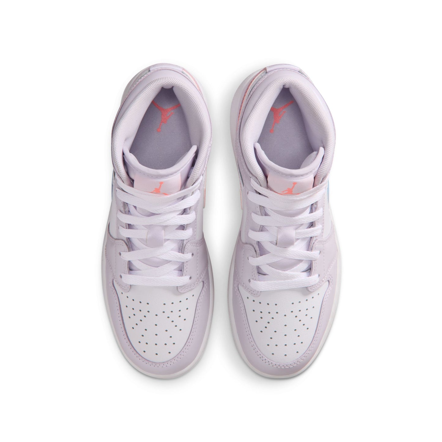 Air Jordan "1 Mid SE" GS - Barely Grape / Atomic Pink-White