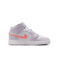 Air Jordan "1 Mid SE" GS - Barely Grape / Atomic Pink-White