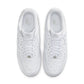 Nike "Air Force 1 '07 Edge" Mens - White / White / Metallic Silver