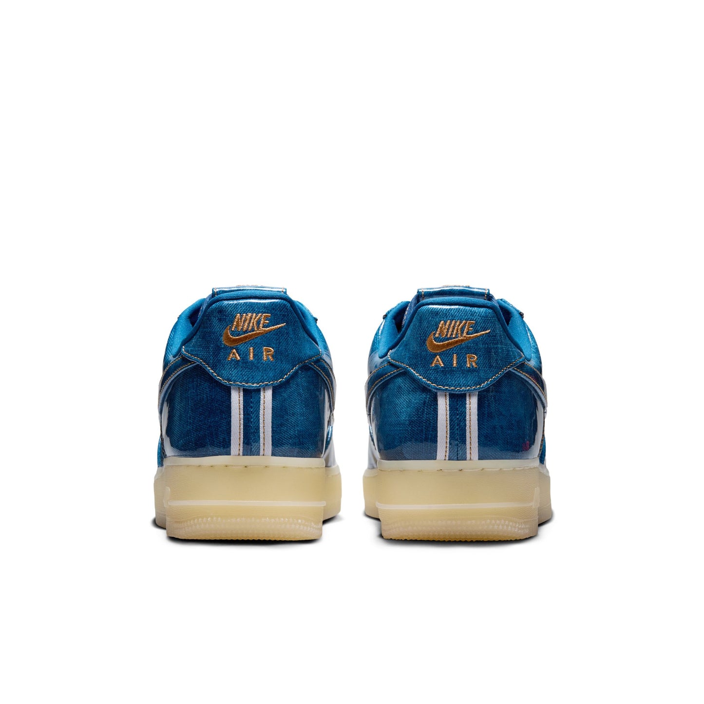 Nike "Air Force 1 Retro" Mens - Coastal Blue / Coastal Blue