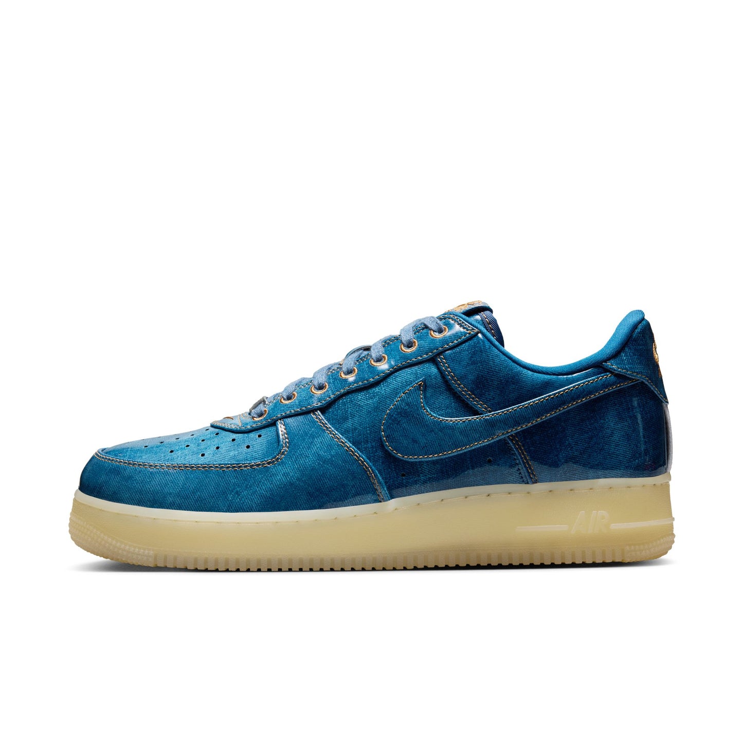 Nike "Air Force 1 Retro" Mens - Coastal Blue / Coastal Blue