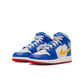 Air Jordan "1 Mid BG" GS - Racer Blue / Speed Red / Gold