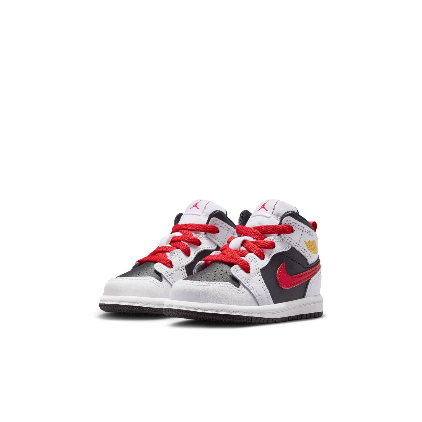 Air Jordan "1 Mid BT" TD - Black / White-Speed Red