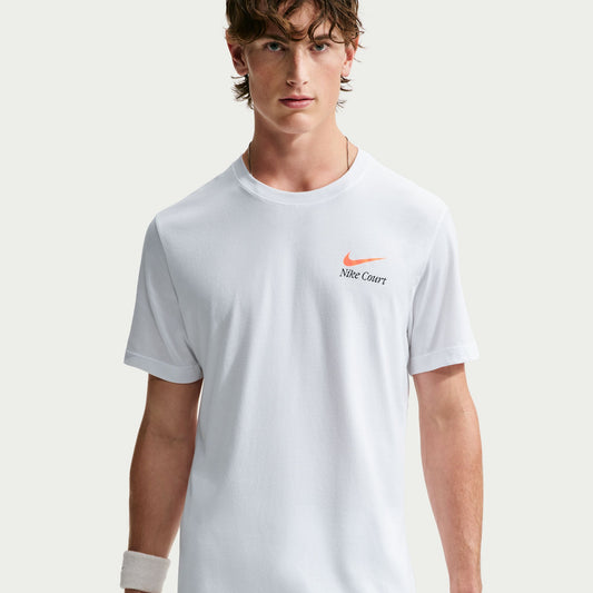 Nike "Dri-FIT Tennis T-Shirt" Mens - White
