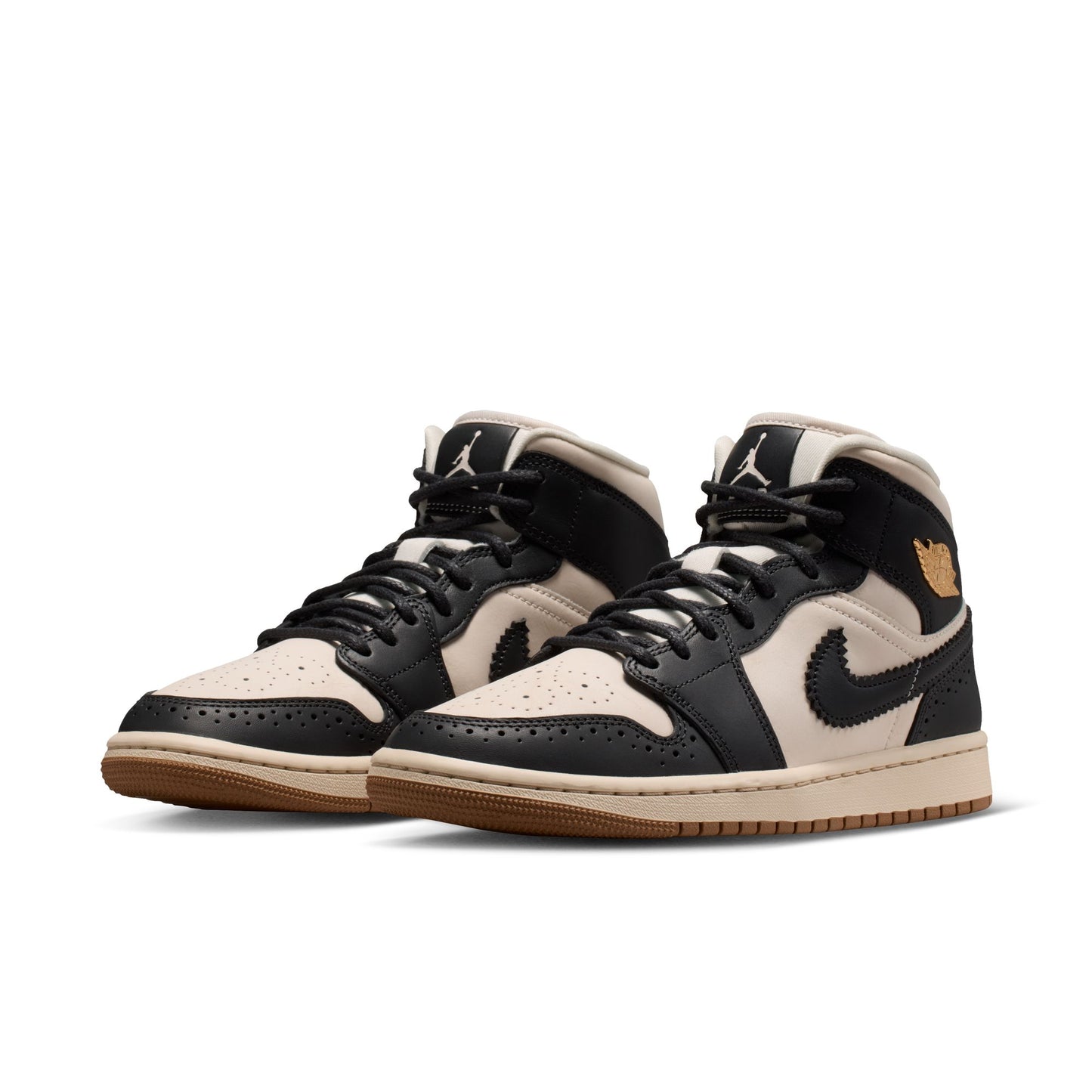 Air Jordan "1 Mid SE" Womens Off Noir / Chalk-Chalk
