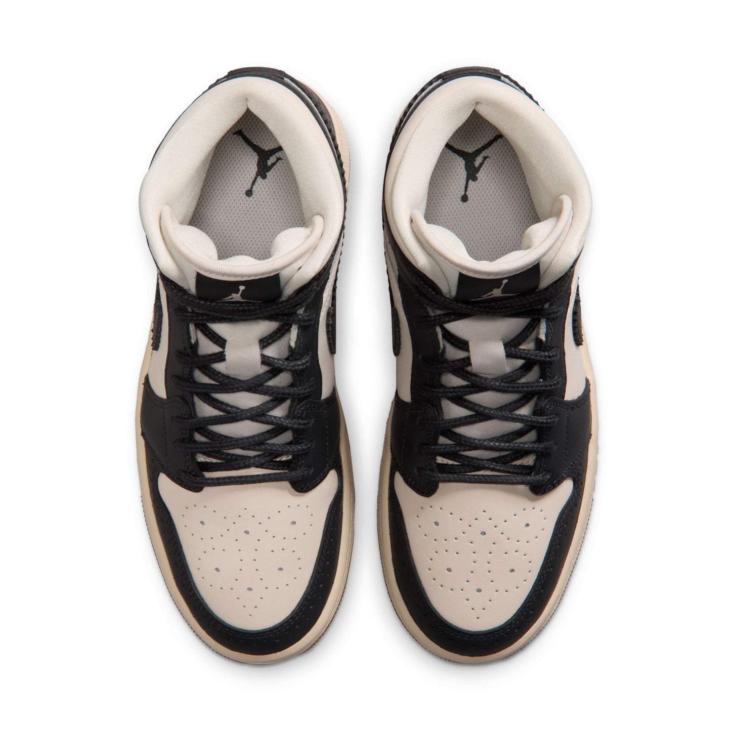 Air Jordan "1 Mid SE" Womens Off Noir / Chalk-Chalk