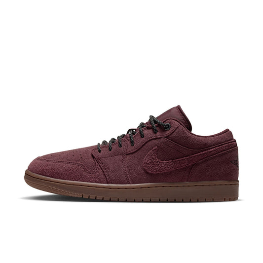 Air Jordan "1 Low SE" Mens - Dark Team Red / Black