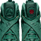 Air Jordan "8 Retro PRM" Mens - Legion Pine / Legion Pine / Red