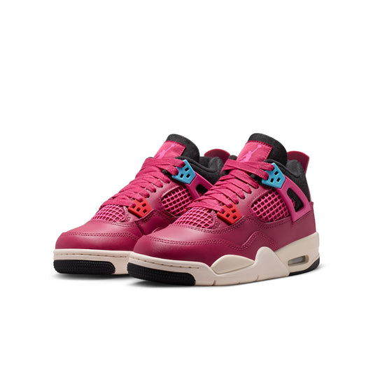 Air Jordan "4 Retro" Grade School - Sweet Beet / Desert Pink