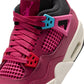 Air Jordan "4 Retro" Grade School - Sweet Beet / Desert Pink