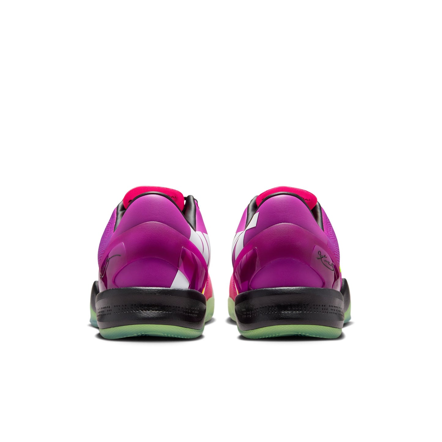 Nike "Kobe VIII Protro" Mens - Red Plum / Electric Green