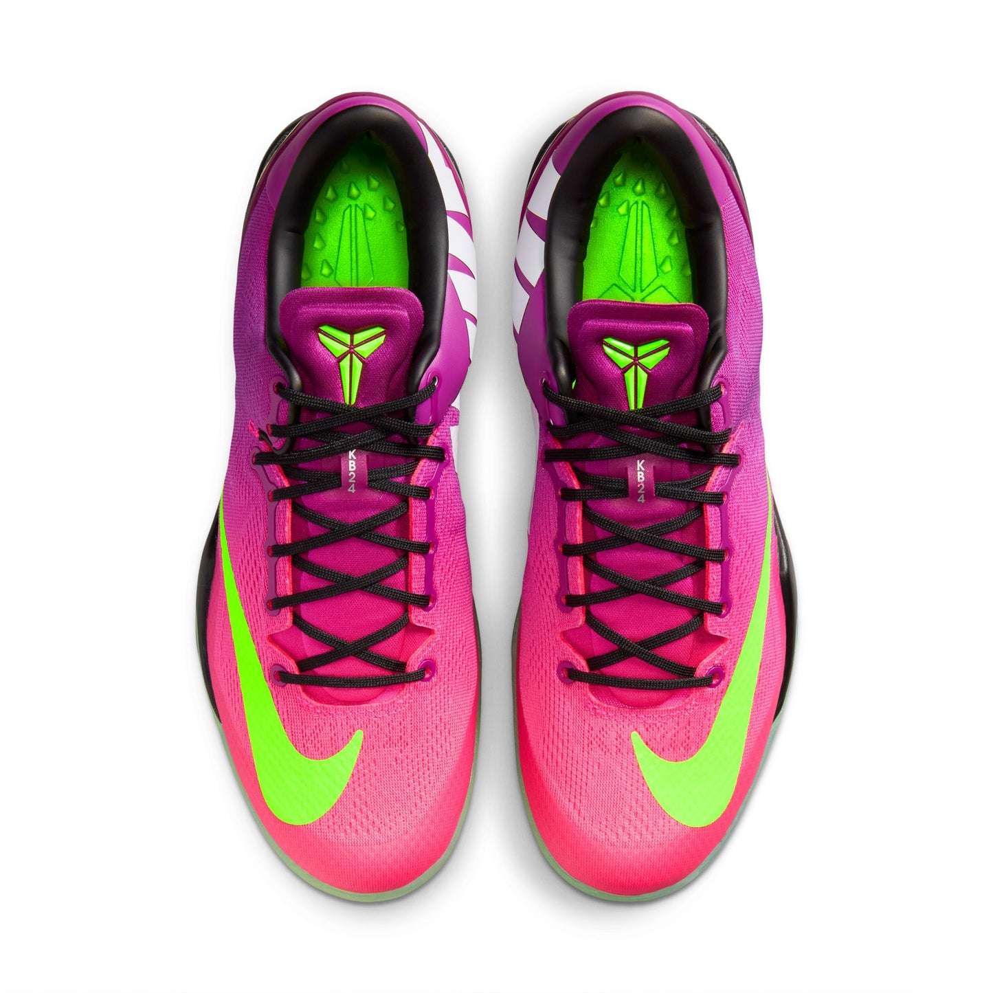 Nike "Kobe VIII Protro" Mens - Red Plum / Electric Green