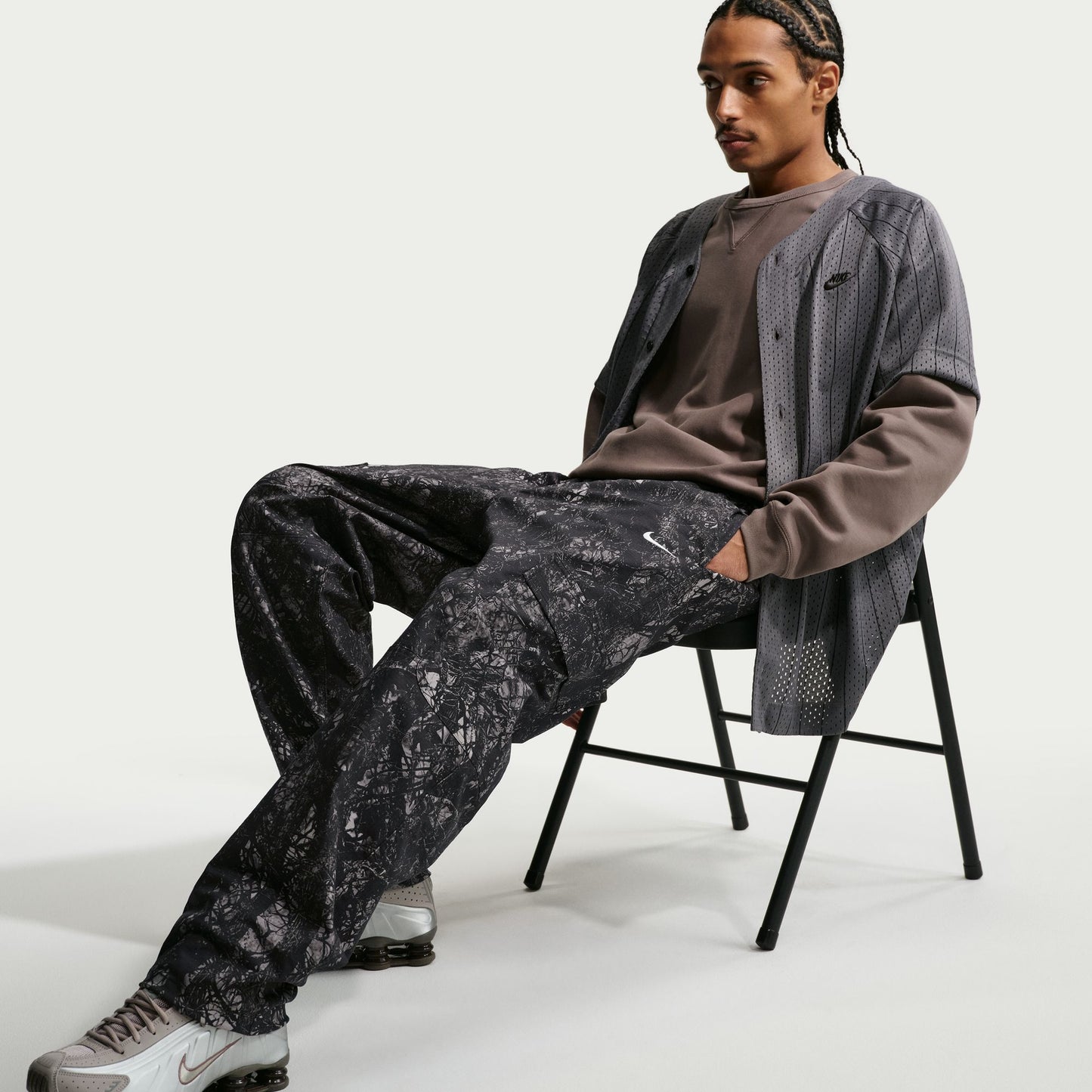 Nike "Club Woven Cargo Pants" Mens - Black / Black