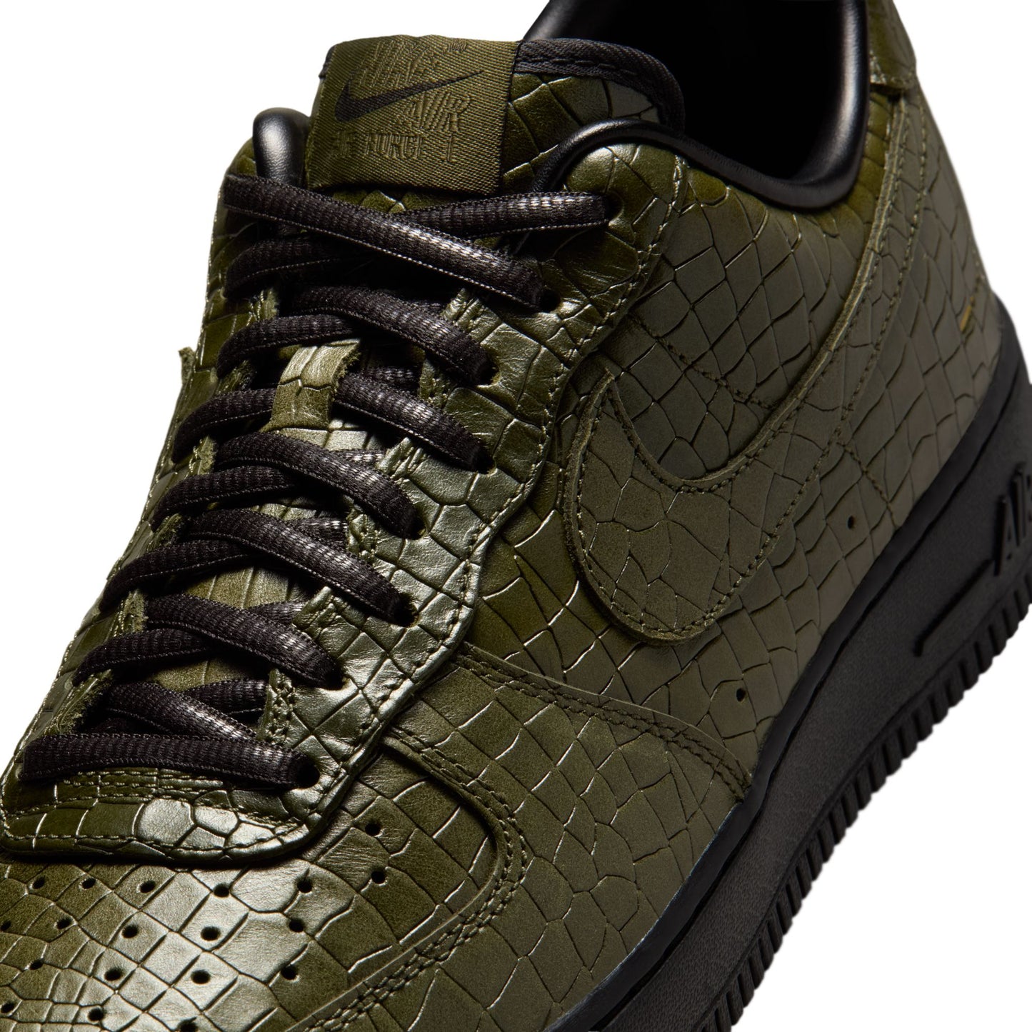 Nike "Air Force 1 '07 PRM" Mens - Cargo Khaki / Black