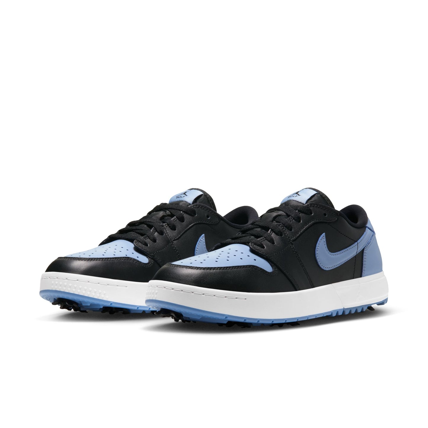 Air Jordan "1 Low Golf Spike" Mens - Black / Chambray / White