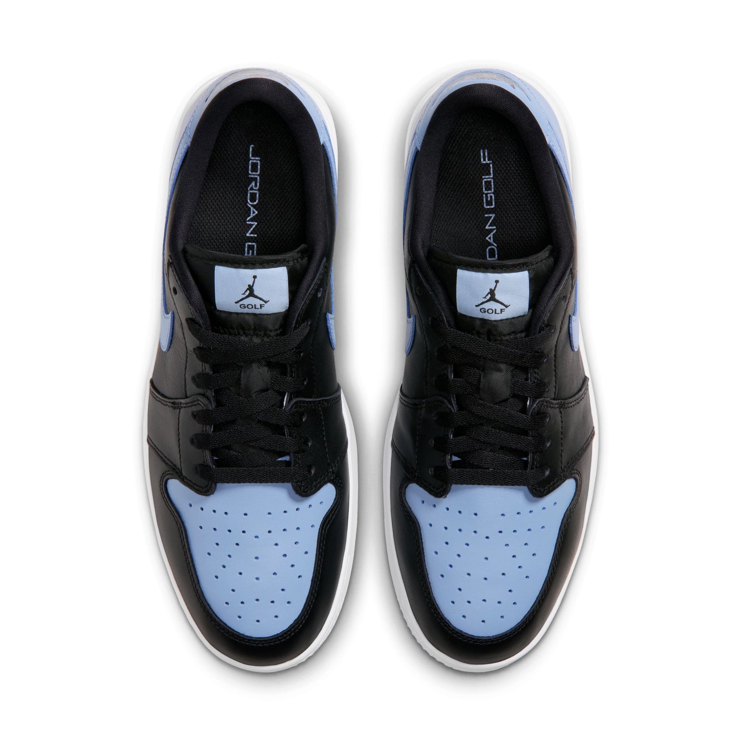 Air Jordan "1 Low Golf Spike" Mens - Black / Chambray / White