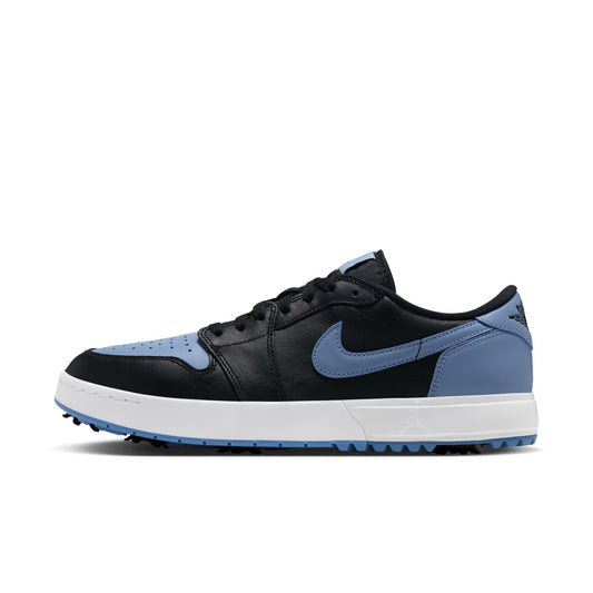 Air Jordan "1 Low Golf Spike" Mens - Black / Chambray / White