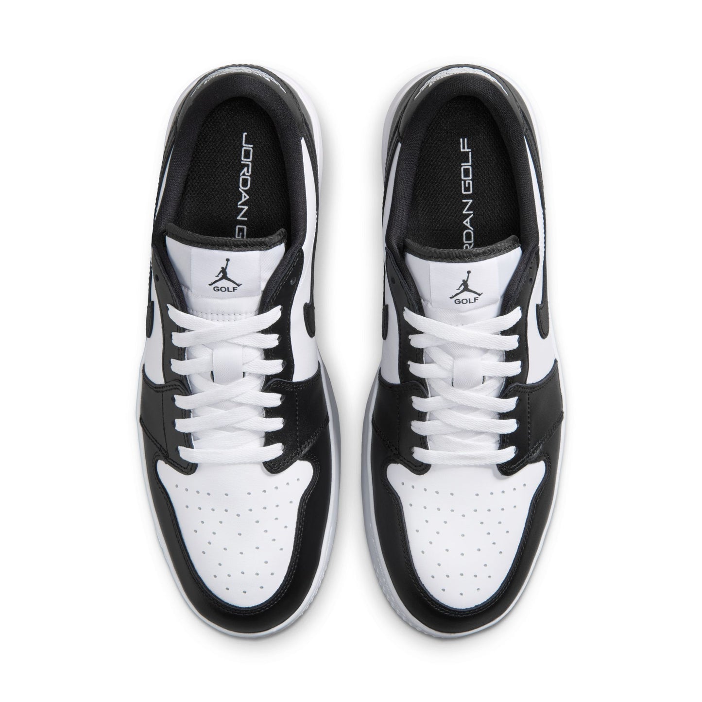 Air Jordan "1 Low Golf Spike" Mens - White / Black