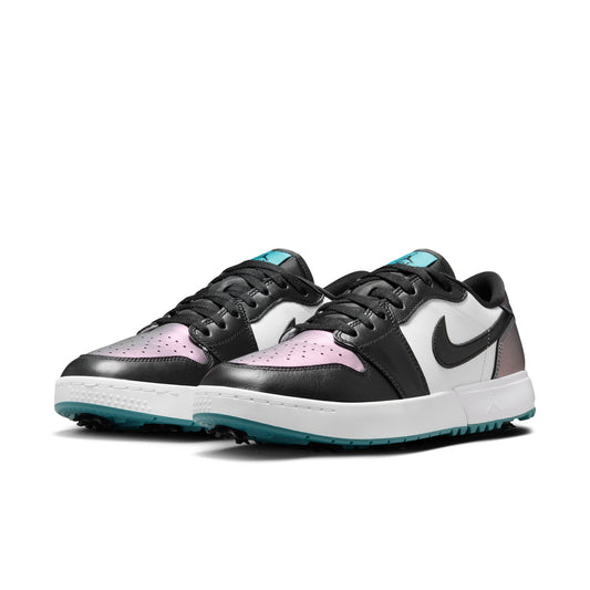 Air Jordan "1 Low Golf Spike" Mens - Mineral Teal / Black / White
