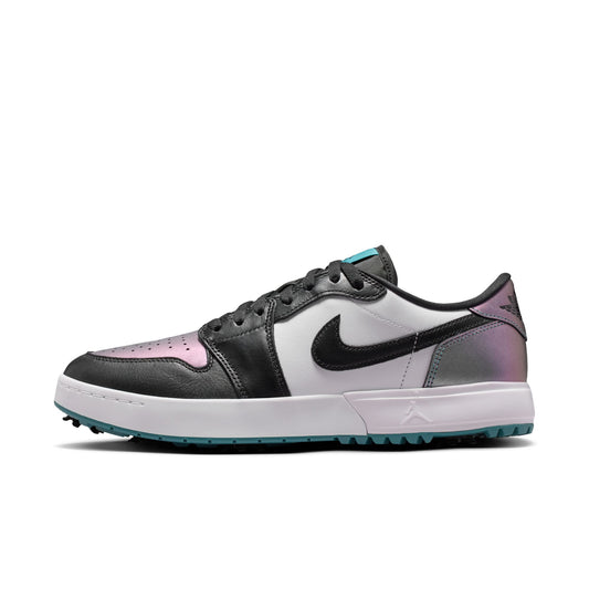 Air Jordan "1 Low Golf Spike" Mens - Mineral Teal / Black / White