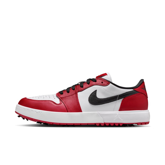 Air Jordan "1 Low Golf Spike" Mens - Varsity Red / Black
