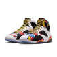 Air Jordan "7 Retro BB" Mens - White / Metallic Gold / Sport Red