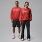 Air Jordan "BIKE AIR x Nigel Sylvester Crewneck" Mens - Cinnabar