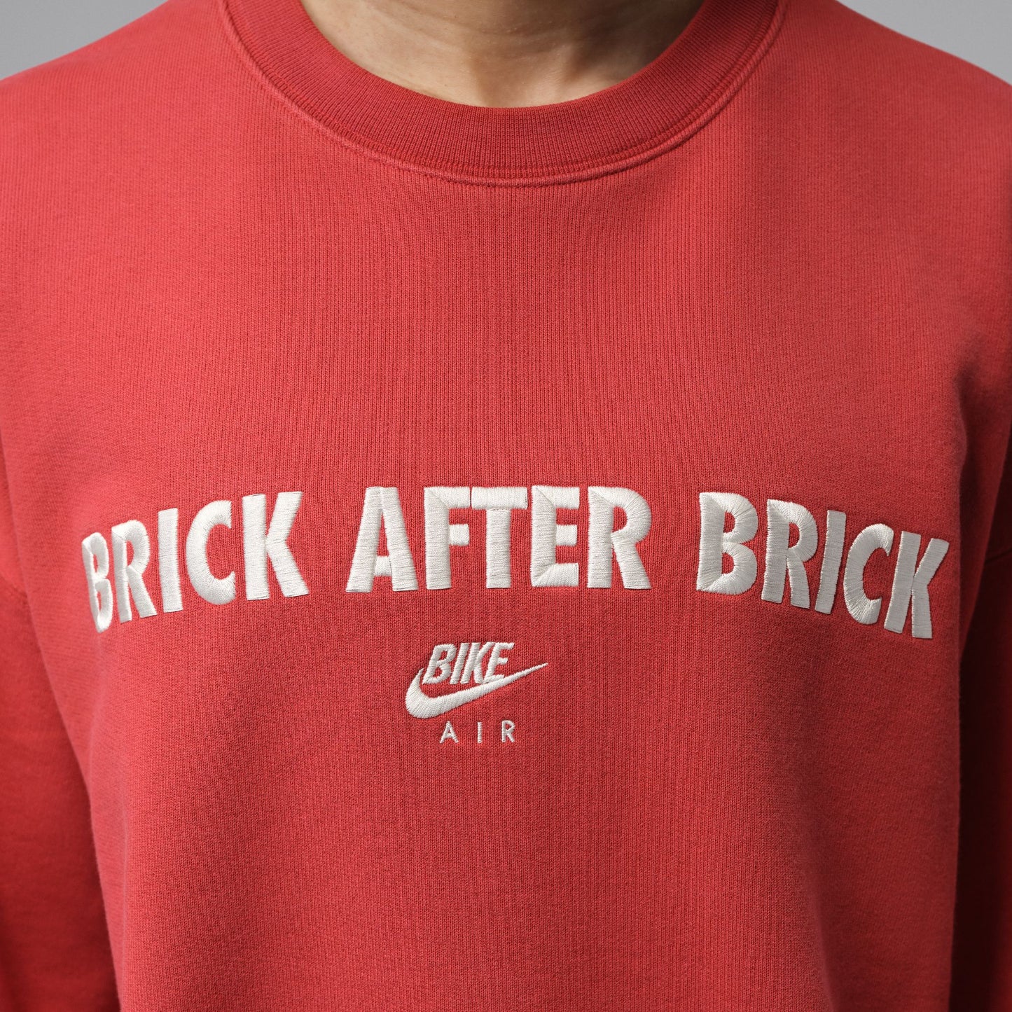 Air Jordan "BIKE AIR x Nigel Sylvester Crewneck" Mens - Cinnabar