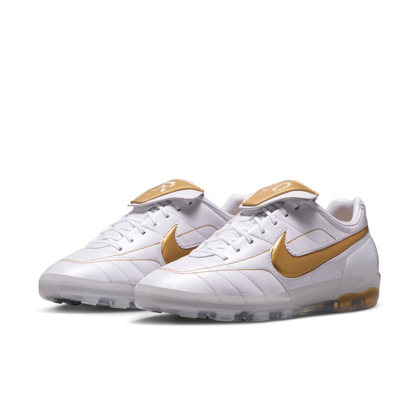 Nike "Cryoshot Tiempo Legend R10 OG" Mens - White / Metallic Gold