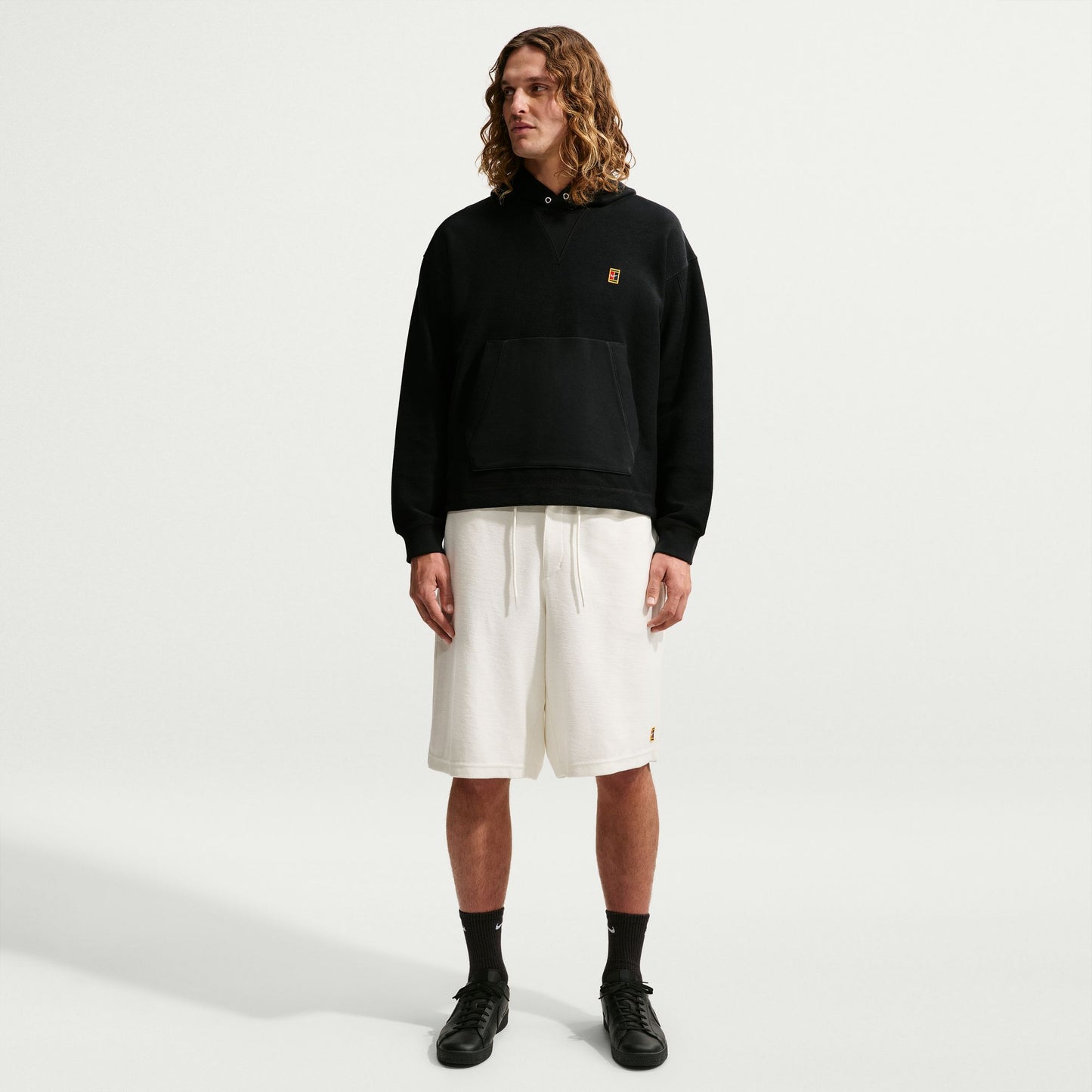 Nike Club Rules"French Terry Hoodie" Mens - Black