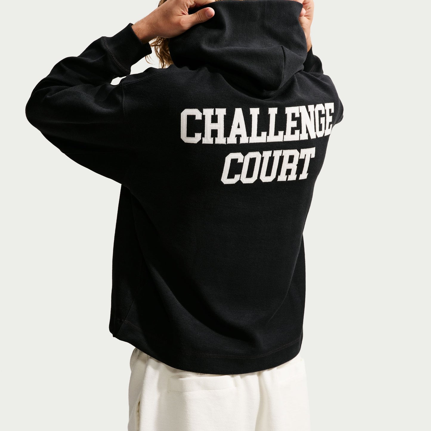 Nike Club Rules"French Terry Hoodie" Mens - Black